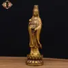 Latón Hongda Cobre Guanyin Guanyin Venta al por Mayor Estatua de Buda Adornos de Regalo
