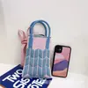 Monedero para Fiesta Estudiantil, Bolso para Teléfono Móvil de Compras, Bolso de Hombro Pequeño Tejido, Bolso de Mano Lindo Versátil, Bolso Cruzado Mini para Mujer