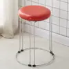 Taburete simple colorido taburete para cambiar zapatos taburete de barra restaurante asiento taburete redondo de varilla de refuerzo alfombra casa silla plegable almacenamiento taburete pequeño alto