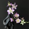 Pequeno Estilo Fresco Flor Biônica Pendurada Seda Jasmim Flor Artificial Flor Falsa Sala de Estar Salão de Casamento Decorativo Flor Tiro Adereços Flor Falsa