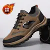 Zapatos para Hombre de Tallas Grandes Transfronterizos Cuatro Estaciones Senderismo Zapatos de Senderismo Tenis Transpirables Zapatos de Algodón para Personas de Mediana Edad y Mayores Zapatos Casuales para Caminar