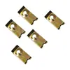 Tuerca metálica en forma de U para automóvil, clip de resorte atornillador autorroscante, tuerca clip de fijación para parachoques y tablero