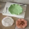 Molde de Bandeja de Resina DIY Bandeja Irregular de Lótus Molde de Bandeja de Armazenamento de Folha de Lótus Atacado em Estoque