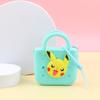 Bolsa de Silicona al por Mayor para Monedas Bolso Mini Colgante para Mochila Cuadrado Bolsa para Auriculares Bolsa de Almacenamiento para Regalo