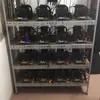 Estante de Almacenamiento para el Hogar Caja de Computadora de Metal Desnudo para Estudio Soporte para Placa Base Estante de Ángulo de Acero para el Hogar Estante Principal para Mover Ladrillos
