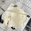 Suéter para Niñas Otoño Invierno Engrosado 2025 Suave y Esponjoso Tejido de Punto Acanalado para Niños Camiseta Base Bebé Jersey de Cuello Medio Alto