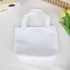 Bolsa Térmica Mini Portátil de Nylon Cor Sólida, Bolsa de Mão Simples para o Dia a Dia, Bolsa de Armazenamento Dobrável Leve