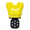 Transfronterizo en stock universal para adultos buceo silicona grado alimenticio boquilla tubo de snorkel tubo de respiración boquilla de repuesto al por mayor