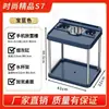 Mesa de Mahjong de Diseño Mesa de Café Estante de Té Sala de Ajedrez y Cartas Portavasos Especial para Agua Cenicero Mesa de Té Mesa de Té Pequeña