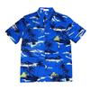 Camisa Havaiana Feita Sob Medida Sem Ferro Anti-Amassado Camisa Seda de Gelo Respirável Leve e Fresca Estilo Praia Impressão Digital em Corpo Inteiro