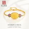 Pulseira de prata esterlina 925 suporte vazio incrustado turquesa cera de abelha âmbar pulseira feminina suporte vazio de prata esterlina moda criativa bonita