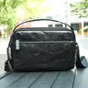Bolso de Hombro de Gama Alta de Cuero Curtido Vegetal Nuevo Bolso Cruzado Cuadrado Horizontal de Cuero Genuino para Hombre Bolso Multifuncional para Viajeros para Teléfono Móvil