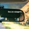 Espelho Retrovisor Transfronteiriço Adesivo em Inglês Olá Linda Adesivo para Carro Adesivo de Espelho Retrovisor Adesivo de Vidro J73