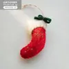 Decoraciones Navideñas Árbol de Navidad Creativo Reno de Dibujos Animados Adornos Colgantes de Fieltro Materiales DIY Figuritas Pequeñas Regalos de Navidad