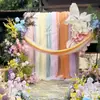 Adereços para Decorar Arcos, Gaze para Encosto de Cadeira, Gaze Suíça, Rede para Teto de Pousada no Quintal, Criação de Ambiente para Jardim de Infância, Cortinas para Casamento