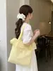 6591 Bolso Tote Fruncido Floral con Textura Suave, Estilo Femenino Estilo Coreano, Bolso de Hombro de Gran Capacidad para Viajar al Trabajo y la Clase