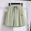 Novedad de Verano Estilo Deportivo Secado Rápido Casual Pantalones Cortos para Hombre, de Moda Hielo Seda Talla Grande Cómodos Pantalones de Cinco Puntos para Uso al Aire Libre