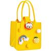 Nova bolsa de feltro dos desenhos animados Bolsa de presente de acompanhamento de feltro de Natal Bolsa de presente de aniversário infantil Bolsa de armazenamento de bolsa de presente