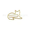 Clip de papel con forma de animal creativo transfronterizo clip de papel de forma linda gato tumbado gato saltando gato con barba gato rizado