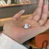 Anillo de calabaza retro estilo chino nuevo Fulu ágata roja ágata blanca incrustado con diamantes completos simple moda alta calidad anillo para el dedo de comida