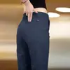 Pantalones Casuales para Hombre 2026 Otoño Nuevo Rectos Ajuste Delgado Elásticos Sin Planchar Pantalones Casuales para Hombre