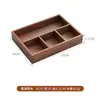 Caja grande de nogal negro caja de almacenamiento de escritorio tronco oficina llave porche joyería papelería madera maciza clasificación artículos varios