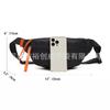 Bolso bandolera para teléfono móvil de fábrica bolso de cintura pequeño moderno bolso de hombro casual con estampado bolso cruzado de mensajero para exteriores bolso de pecho negro venta al por mayor