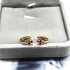 Explosiones europeas y americanas S925 plata esterlina aretes geométricos de flores creativos transfronterizos de lujo ligero joyería de oreja para niñas al por mayor
