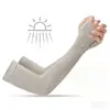 Mangas de Hielo Protección Solar para Brazos para Hombres y Mujeres, Mangas de Hielo de Seda para Deportes al Aire Libre, Protección UV, Universales, Simples y Elegantes Mangas de Hielo para Protección Solar