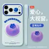 Accesorio de arándano adecuado para funda de teléfono Apple 17 Pro Max 15 con correa para la muñeca iPhone 16 silicona 14 fresco de verano