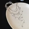 Collar Redondo de Concha Estilo Isla Romántico, Lujo Ligero y Sensación de Alta Gama, Cadena para Clavícula, Accesorio Versátil de Nicho para Vacaciones en la Costa para Mujeres