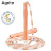 Cuerda de saltar de bambú Deli Angelite F4139 para niños, 2,6 m, ajustable, para quemar grasa