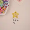 Presilha de Cabelo Estrela Dopamina Y2K Presilha de Cabelo Estrela de Cinco Pontas Fofa para Meninas Presilha de Cabelo Cor Doce Ins Presilha BB Presilha para Franja