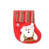 Calcetines navideños Calcetines navideños colgante de bolsa de regalo bolsa de dulces para niños calcetines de dibujos animados de tamaño pequeño decoraciones de bolsa de regalo