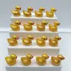 Venda Quente Transfronteiriça Patinho Amarelo Mini Colorido Acessórios de Resina Artesanal DIY Joias Acessórios de Decoração de Carro Ornamentos de Micro Paisagem
