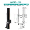 Lwx60 Cremallera de Engranajes de Carrera Larga Deslizador de Ajuste Fino Canal de Cola de Cola Eje X/Z Soporte de Cámara Deslizador para Máquina de Cribado CCD