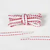 Cordones Kurokin de Poliéster Semircirculares Bicolor con Dientes Nb de 0.6 cm Adecuados para Zapatos Deportivos, Zapatos de Papá, Zapatos Casuales y Cordones