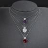 E-commerce Europa y Estados Unidos collar con colgante de corazón sincero transfronterizo rojo femenino nicho alto x4877