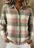 Cárdigan de Punto con Solapas Transfronterizo Europeo y Americano para Mujer, Ropa de Otoño e Invierno, Estilo Holgado Relajado, Suave y Esponjoso, Chaqueta Suéter Anti-pilling