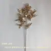 Flor de Año Nuevo Simulada Flor de Plástico Dorada Cubo de Año Nuevo Ramas Largas Palma Roja Hortensia Palabra Fu Amor Flor de Año Nuevo Venta al por Mayor