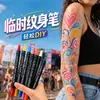 El juego de bolígrafos para pintura corporal Dudu Head, el más vendido de Amazon, es un marcador de tatuaje temporal acrílico a base de agua