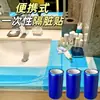 Alfombrilla desechable anti-suciedad para viajes y hotel, tapete de baño portátil, película protectora aislante impermeable adhesiva para viajes de negocios