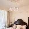 Candelabro de Cristal con Rama Minimalista y Lujoso para Comedor de Villa, Escalera Única, Mesa de Isla de Gama Alta, Lámpara de Techo de Forma Irregular Nueva