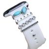 Anillo Decorativo para Correa de iwatch Transfronterizo SHEIN TEMU Accesorios de Correa de Reloj de Silicona Apple