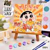 20*20 Desenho Animado Pintura a Óleo Digital DIY Colorir Pintura Decorativa Genshin Flor Pintura a Óleo Pintura a Óleo Digital Infantil Atacado
