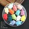 Serie de Animales Marinos Cuentas de Cerámica Hechas a Mano DIY Joyería Accesorios para Ropa Cuentas Manuales Collar Llavero Material Cuentas Sueltas