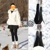 Nuevas medias sexys de cachemir con forro polar para otoño e invierno para mujer, adelgazantes, gruesas y muy elásticas