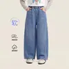TUTU Elefantito Ropa Infantil Jeans para Niñas 2026 Otoño Nuevo Pantalones Anchos para Niños Conjunto de Otoño Pantalones Largos con Pedrería