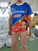 Camiseta para Actividades del Equipo de Campaña Presidencial, con Retratos de Personajes, Ropa Electoral, Hecha de 100% Poliéster, Corte Holgado, Manga Corta, Cuello Redondo