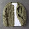 Moda Nova Outono e Inverno Versátil Jaqueta Acolchoada Masculina Ami Khaji Jaqueta Acolchoada Vintage de Caça Casaco Jaqueta Masculina